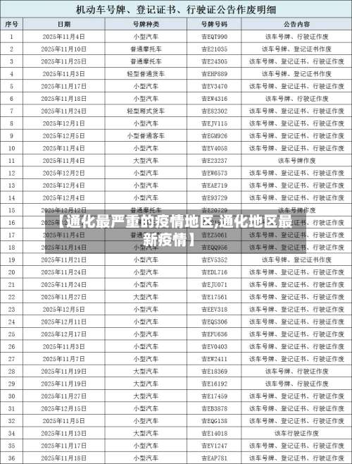【通化最严重的疫情地区,通化地区最新疫情】-第3张图片